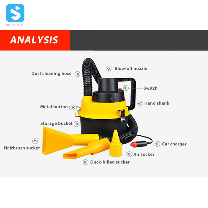 Big power car vacuum cleaner